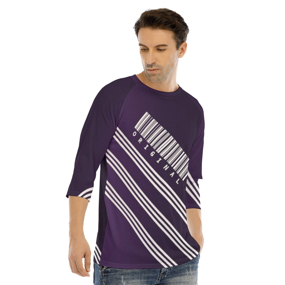 All-Over Print Men's O-neck Raglan Sleeve T-shirt