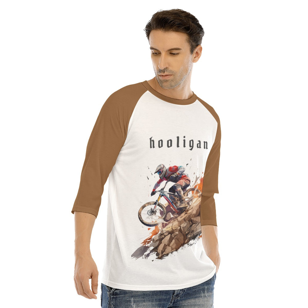 All-Over Print Men's O-neck Raglan Sleeve T-shirt