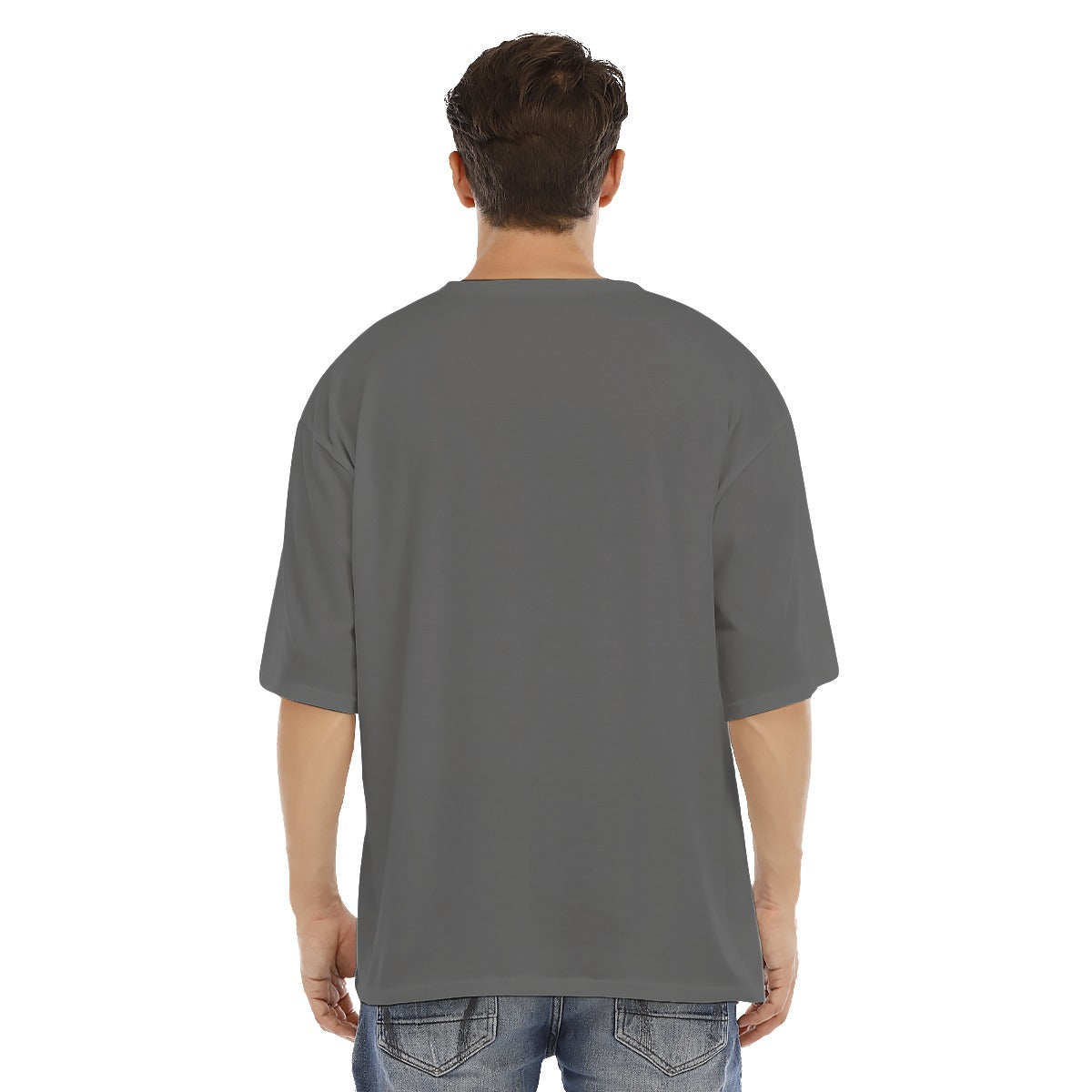 All-Over Print Men's Drop Shoulder T-shirt With Short Sleeve