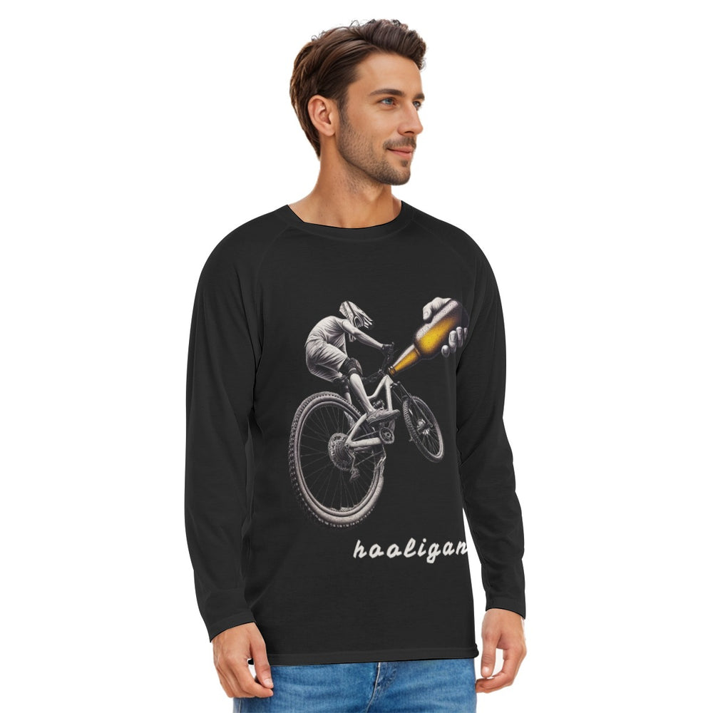 All-Over Print Men's Long Sleeve T-shirt With Raglan Sleeve