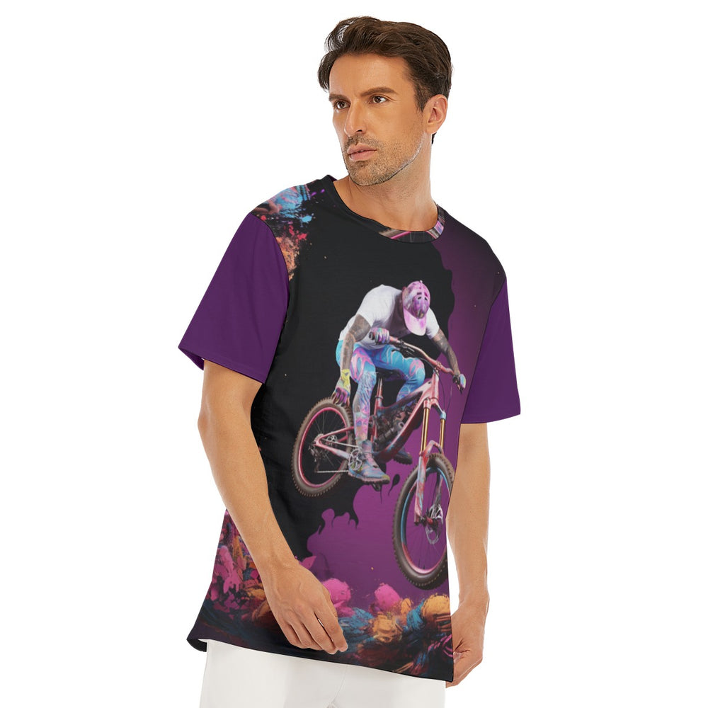 All-Over Print Men's O-Neck T-Shirt | 190GSM Cotton