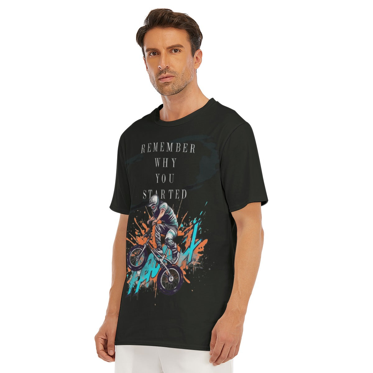 All-Over Print Men's O-Neck T-Shirt | 190GSM Cotton