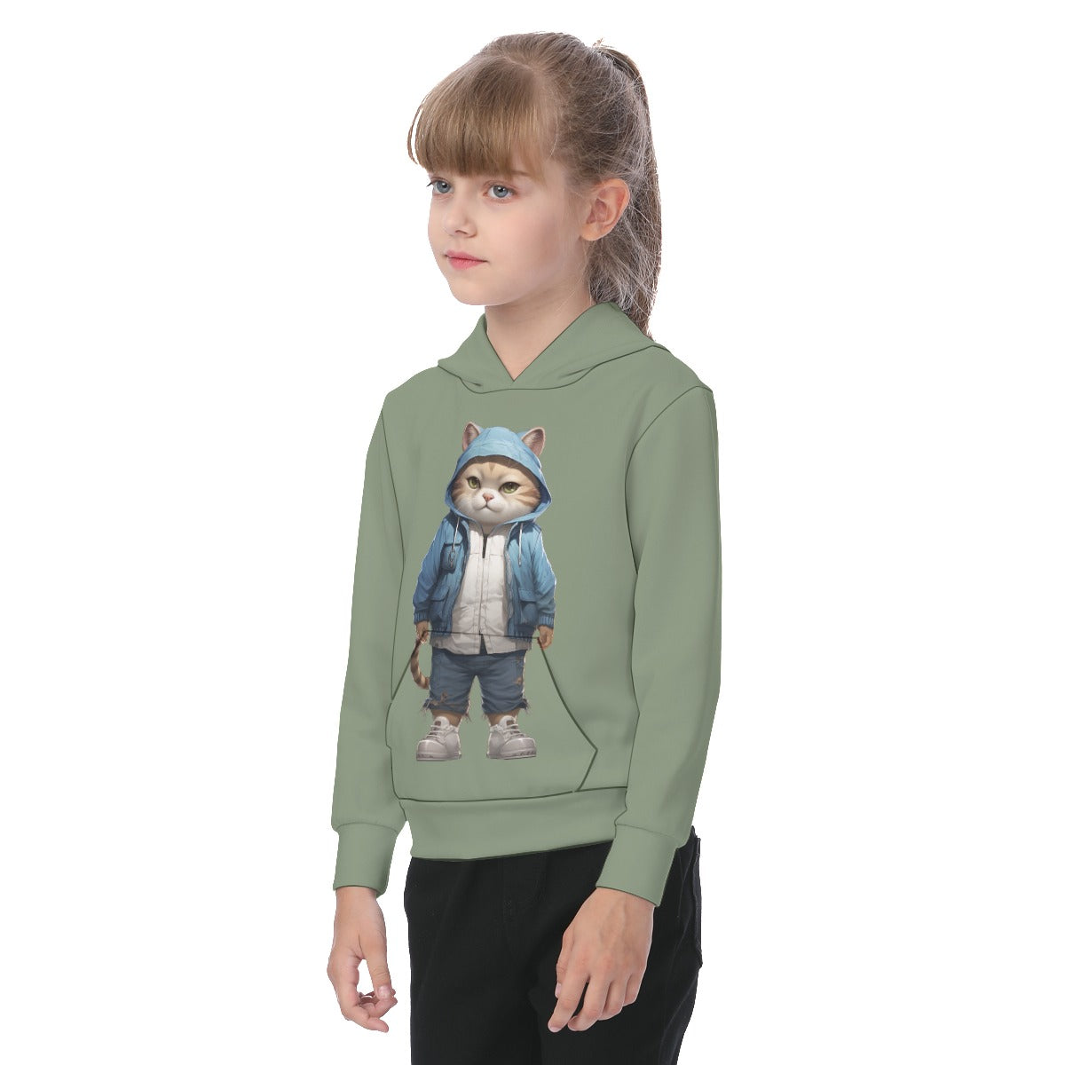 All-Over Print Oversized Kid's Hoodie