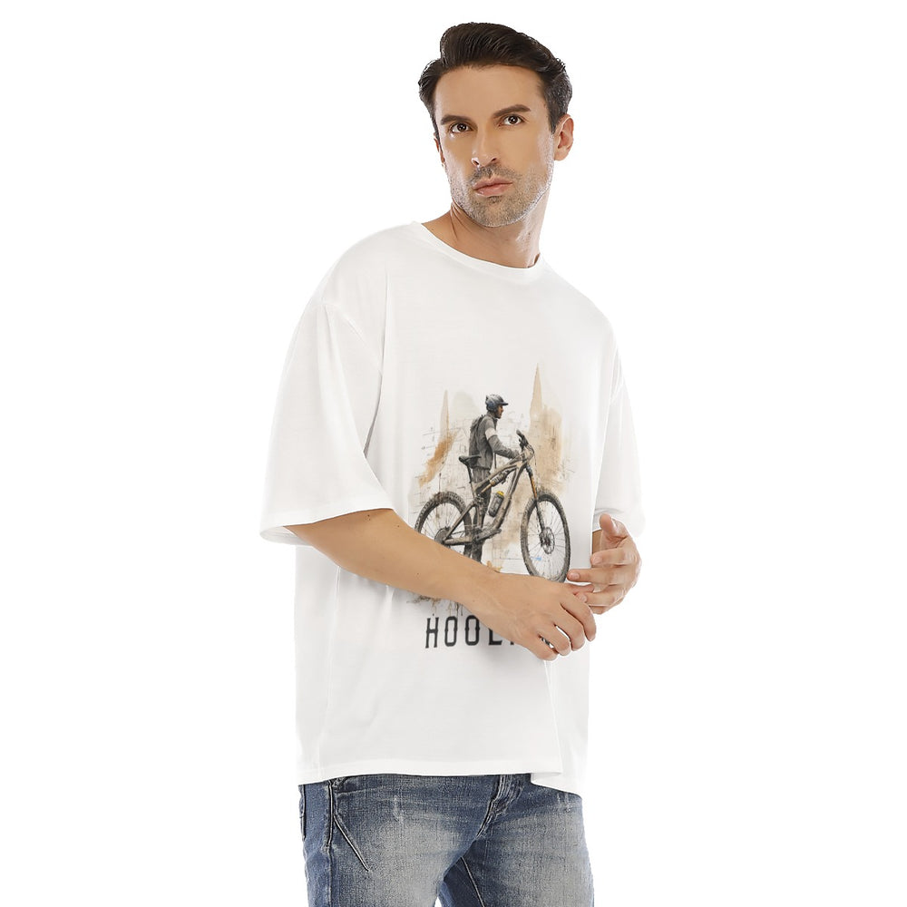 All-Over Print Men's Drop Shoulder T-shirt With Short Sleeve