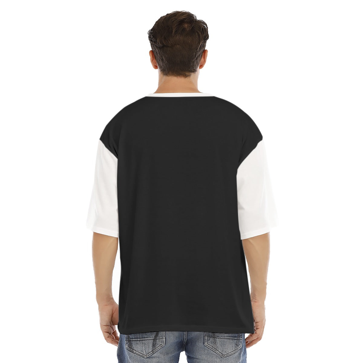 All-Over Print Men's Drop Shoulder T-shirt With Short Sleeve