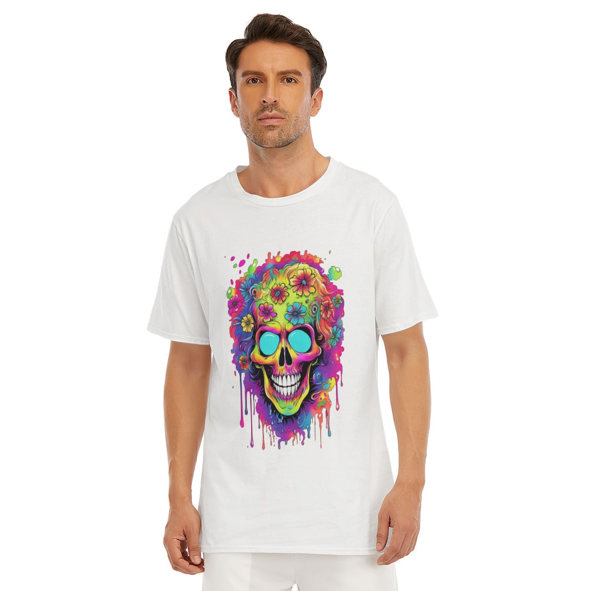 All-Over Print Men's O-Neck T-Shirt | 190GSM Cotton