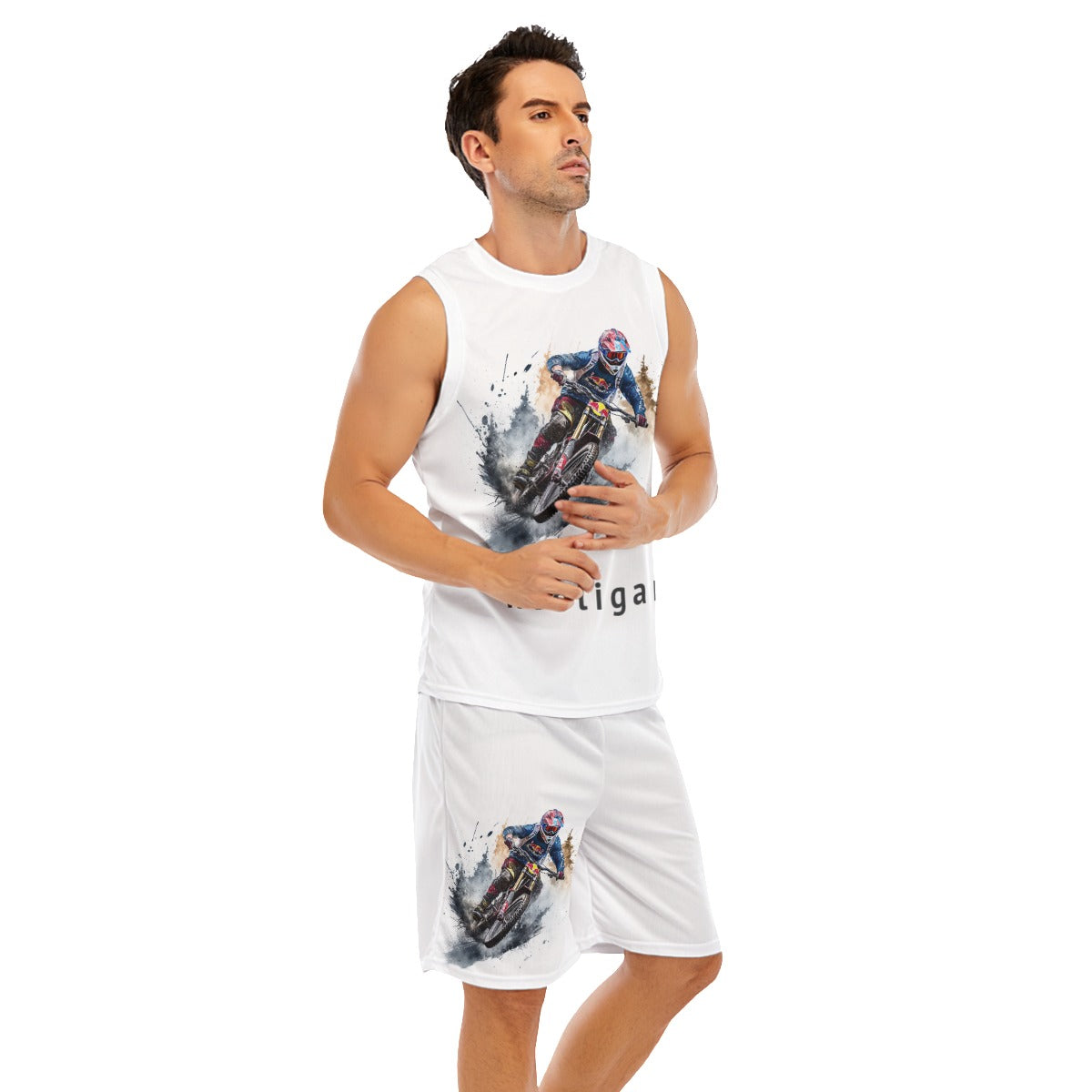 All-Over Print Men's Basketball Suit