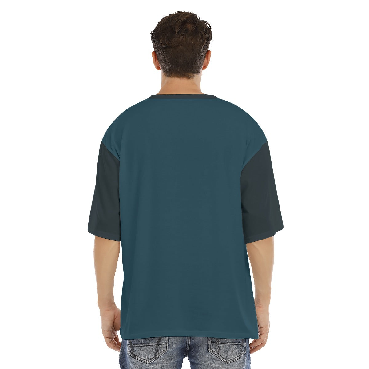 All-Over Print Men's Drop Shoulder T-shirt With Short Sleeve