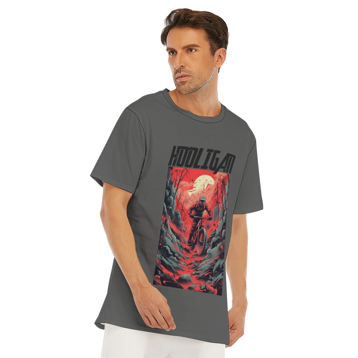 All-Over Print Men's O-Neck T-Shirt | 190GSM Cotton