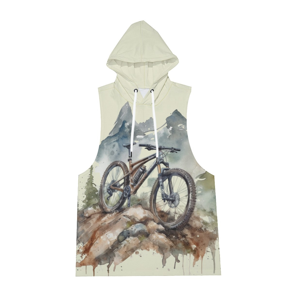 All-Over Print Men's Sleeveless Vest And Shorts Set