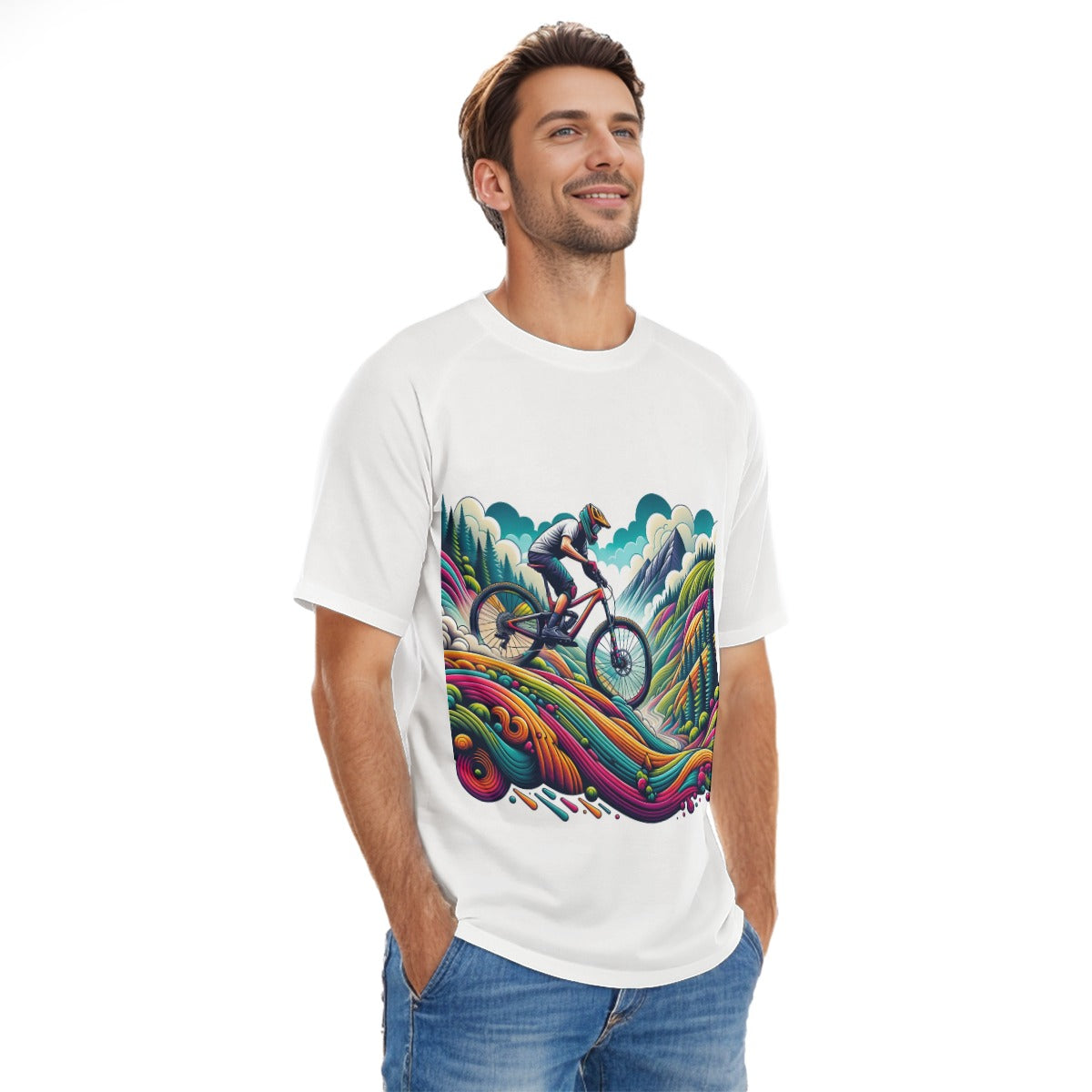 All-Over Print Men's O-neck Short Sleeve T-shirt