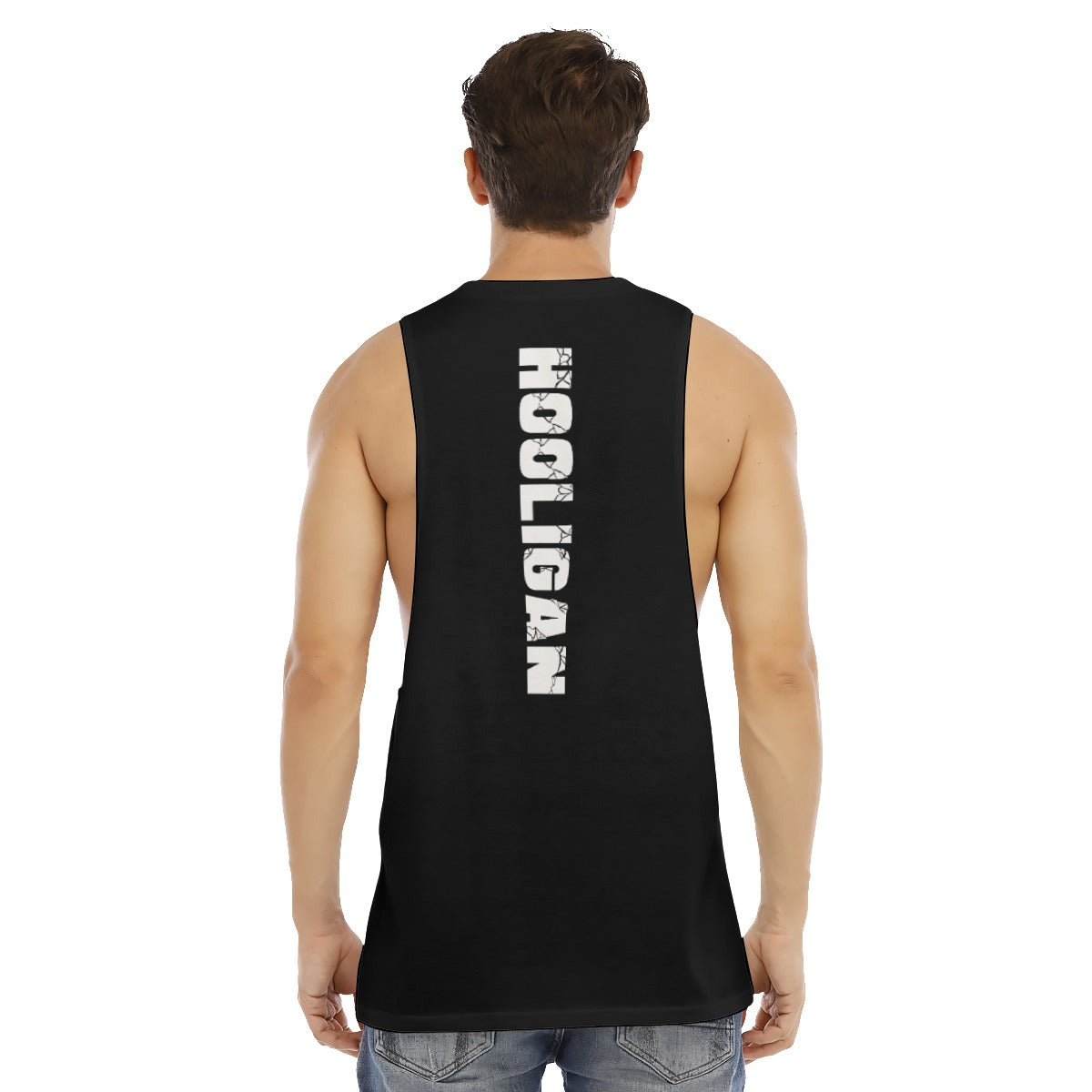 All-Over Print Men's O-neck Long Tank Top