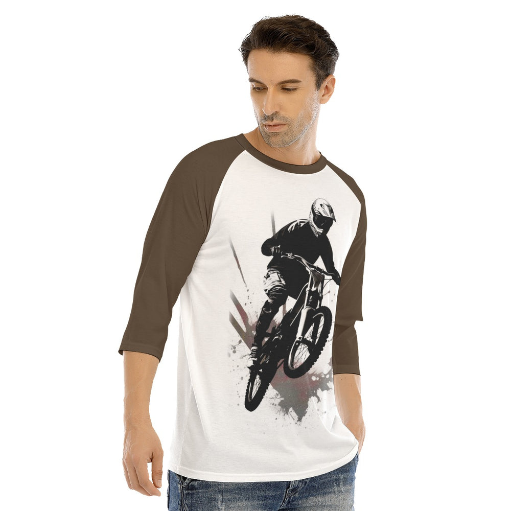 All-Over Print Men's O-neck Raglan Sleeve T-shirt