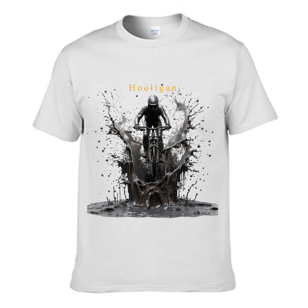 Men's Single Side Printing Crew Neck T-shirt | Gildan 180GSM Cotton (DTG)