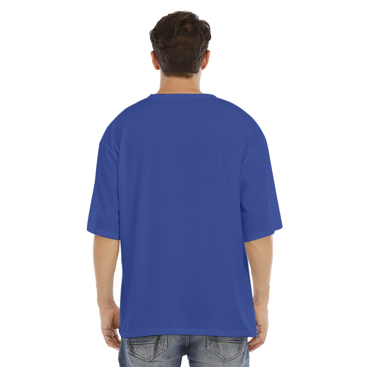 All-Over Print Men's Drop Shoulder T-shirt With Short Sleeve