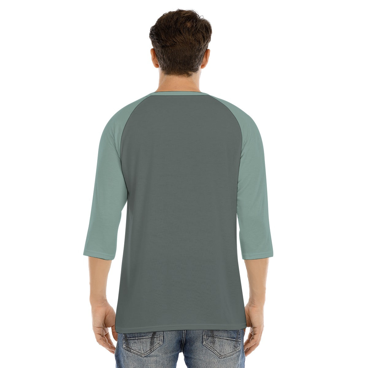 All-Over Print Men's O-neck Raglan Sleeve T-shirt