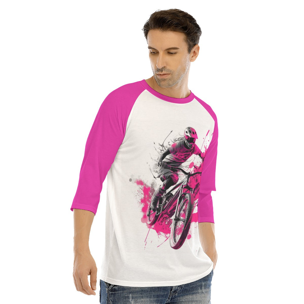 All-Over Print Men's O-neck Raglan Sleeve T-shirt