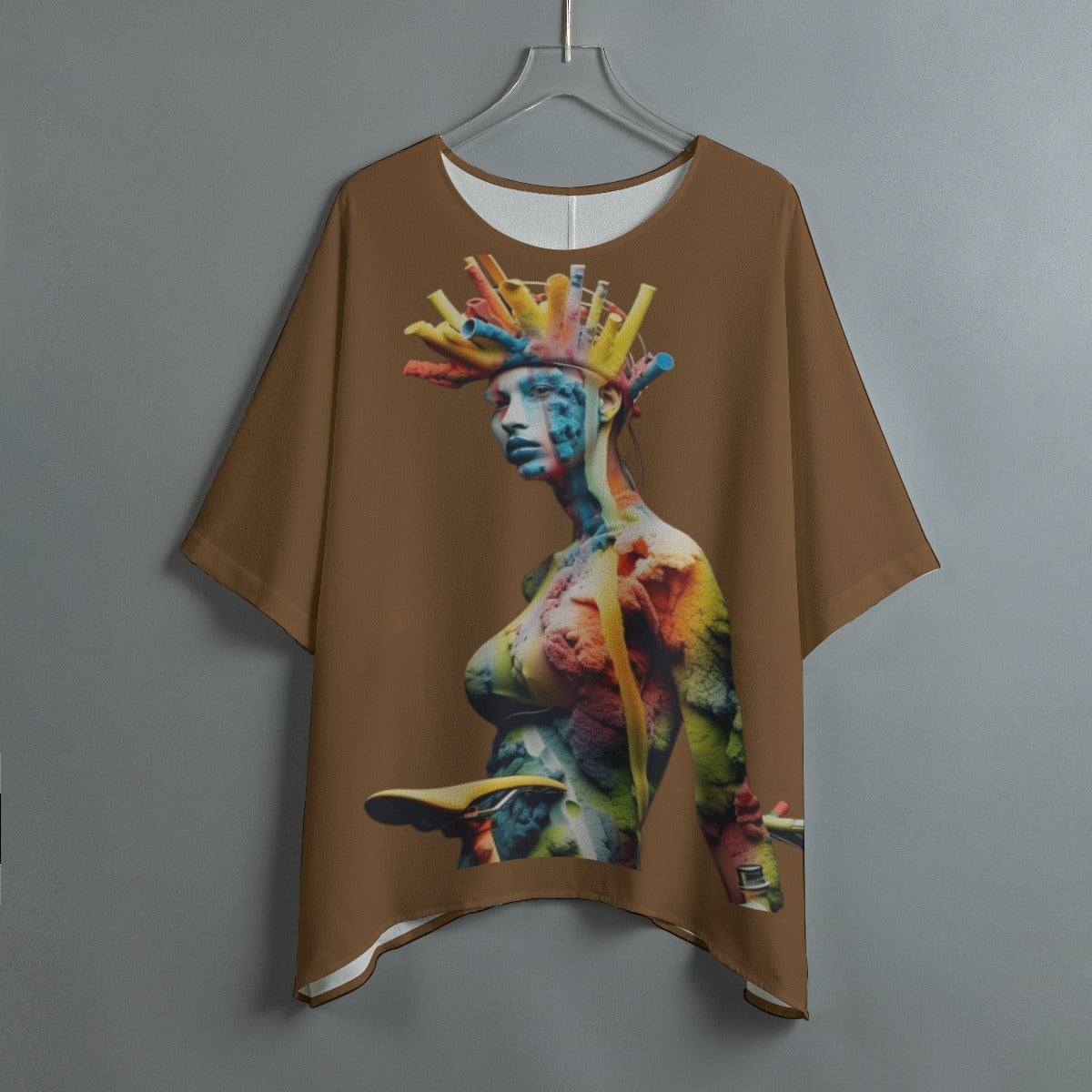 All-Over Print Women's Bat Sleeve Shirt