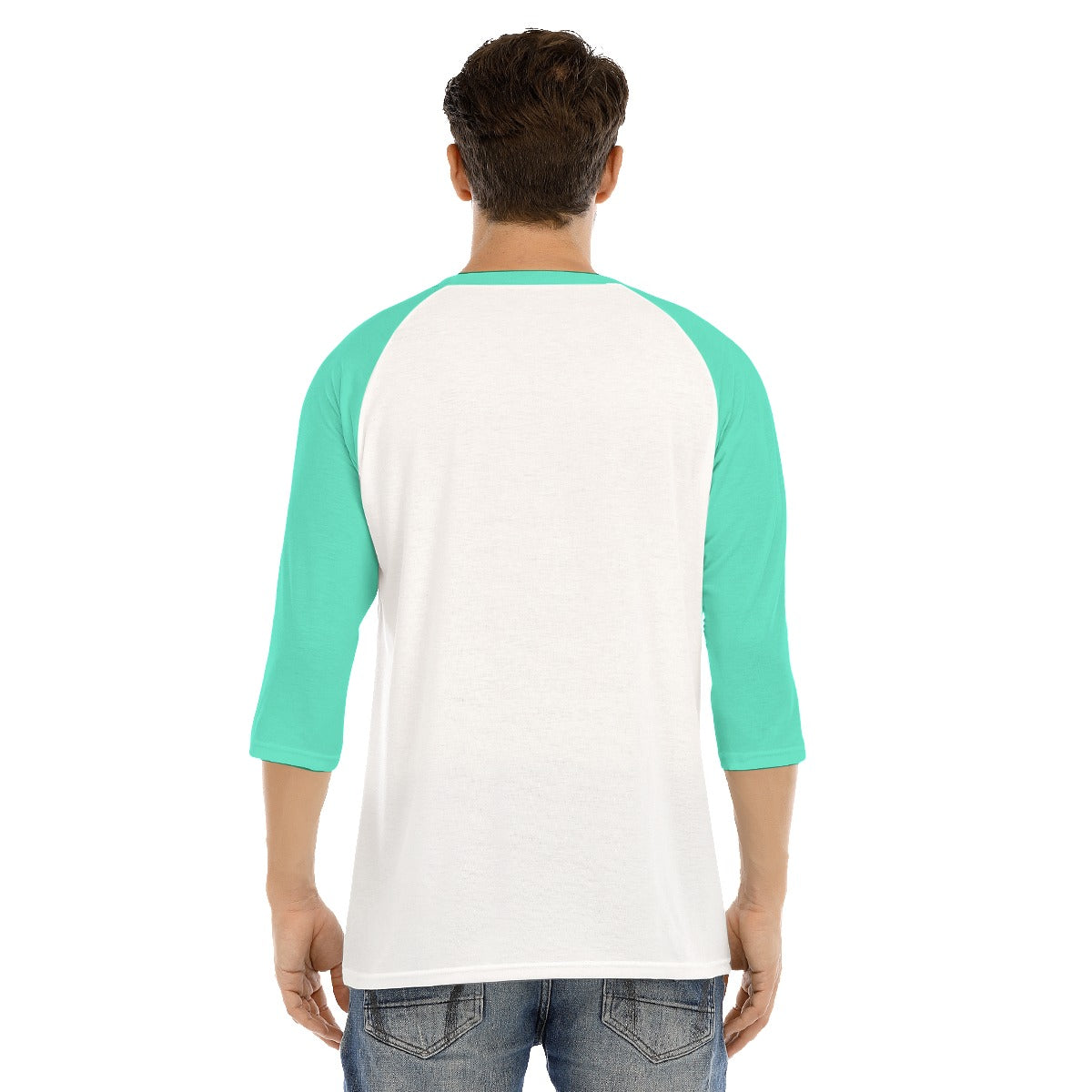 All-Over Print Men's O-neck Raglan Sleeve T-shirt