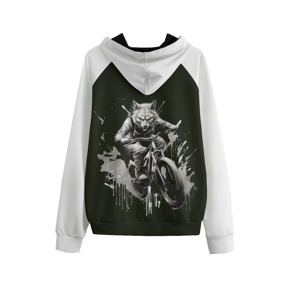 All-Over Print Men's Raglan Pullover Hoodie | Interlock