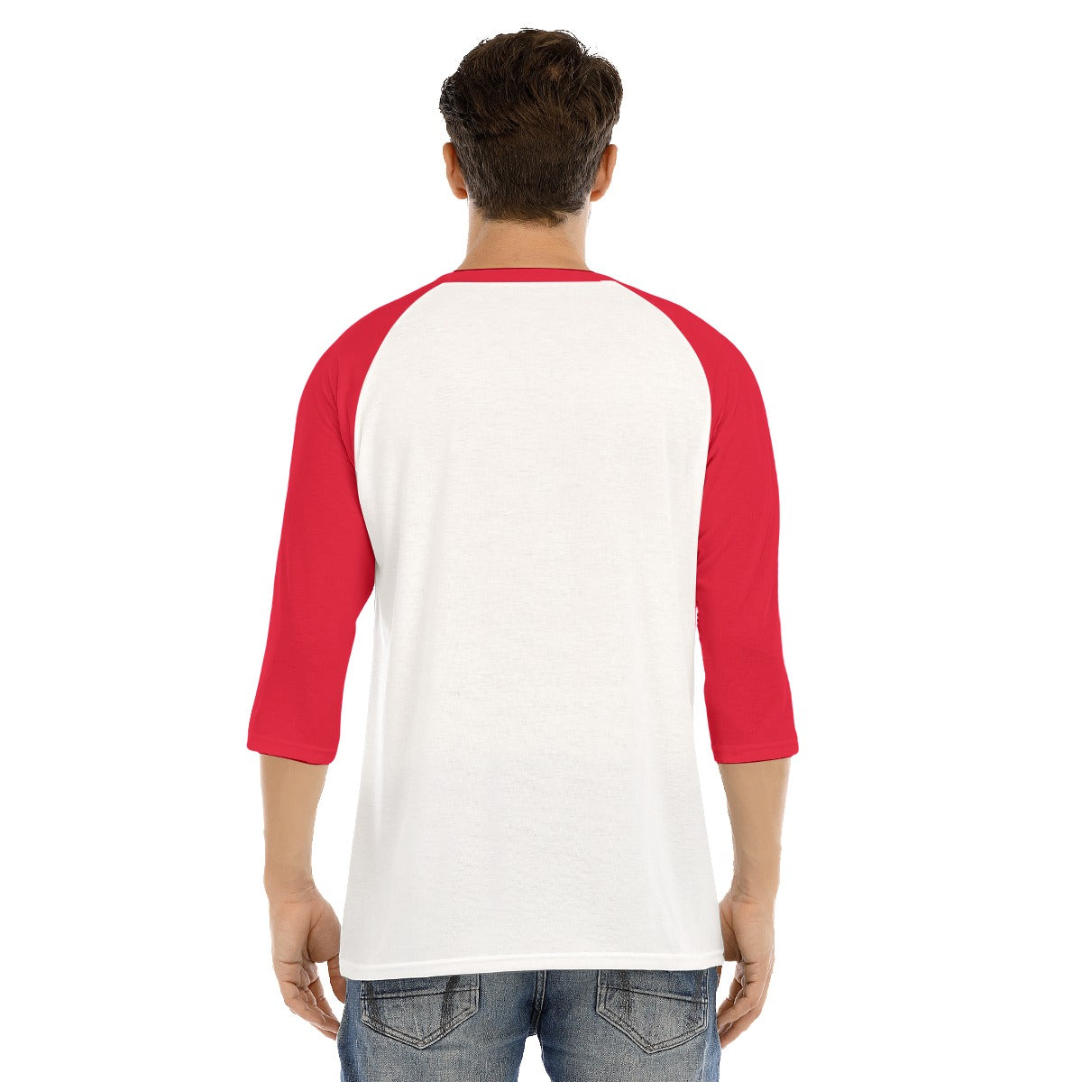 All-Over Print Men's O-neck Raglan Sleeve T-shirt