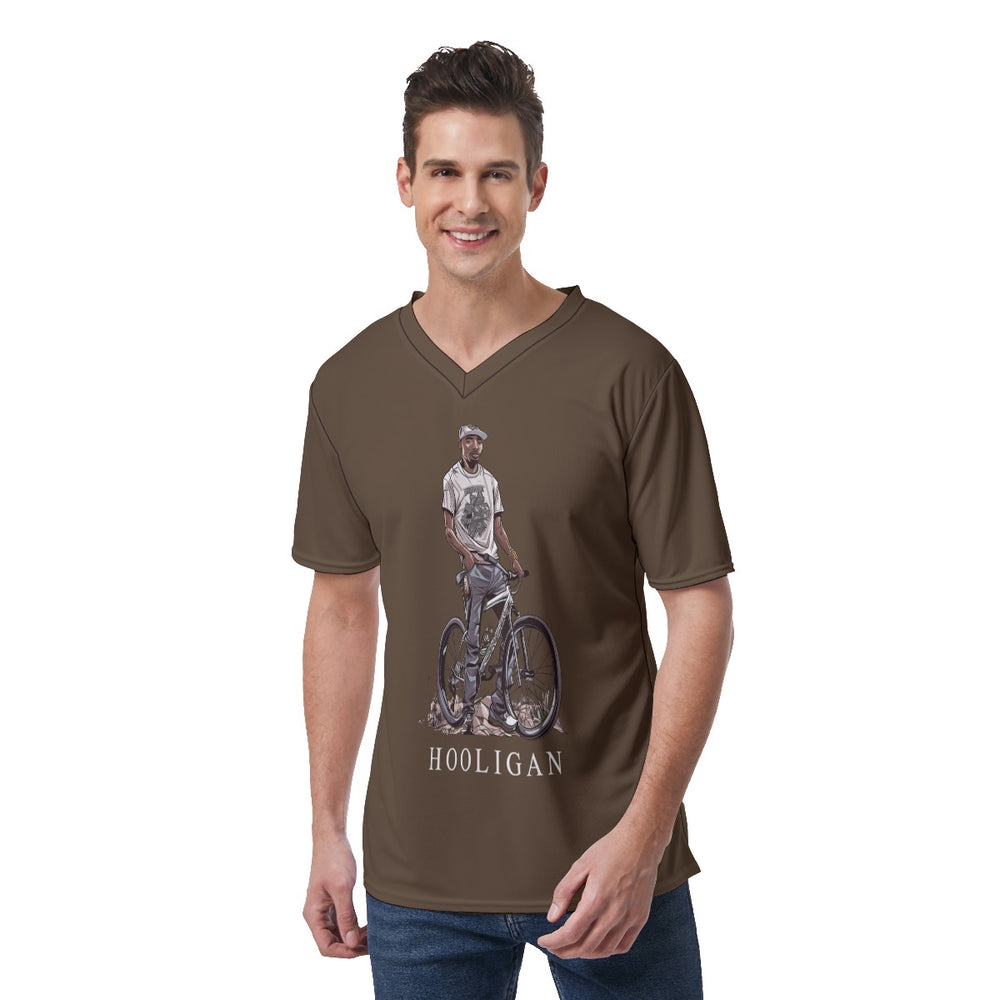 All-Over Print Men's V-Neck T-Shirt