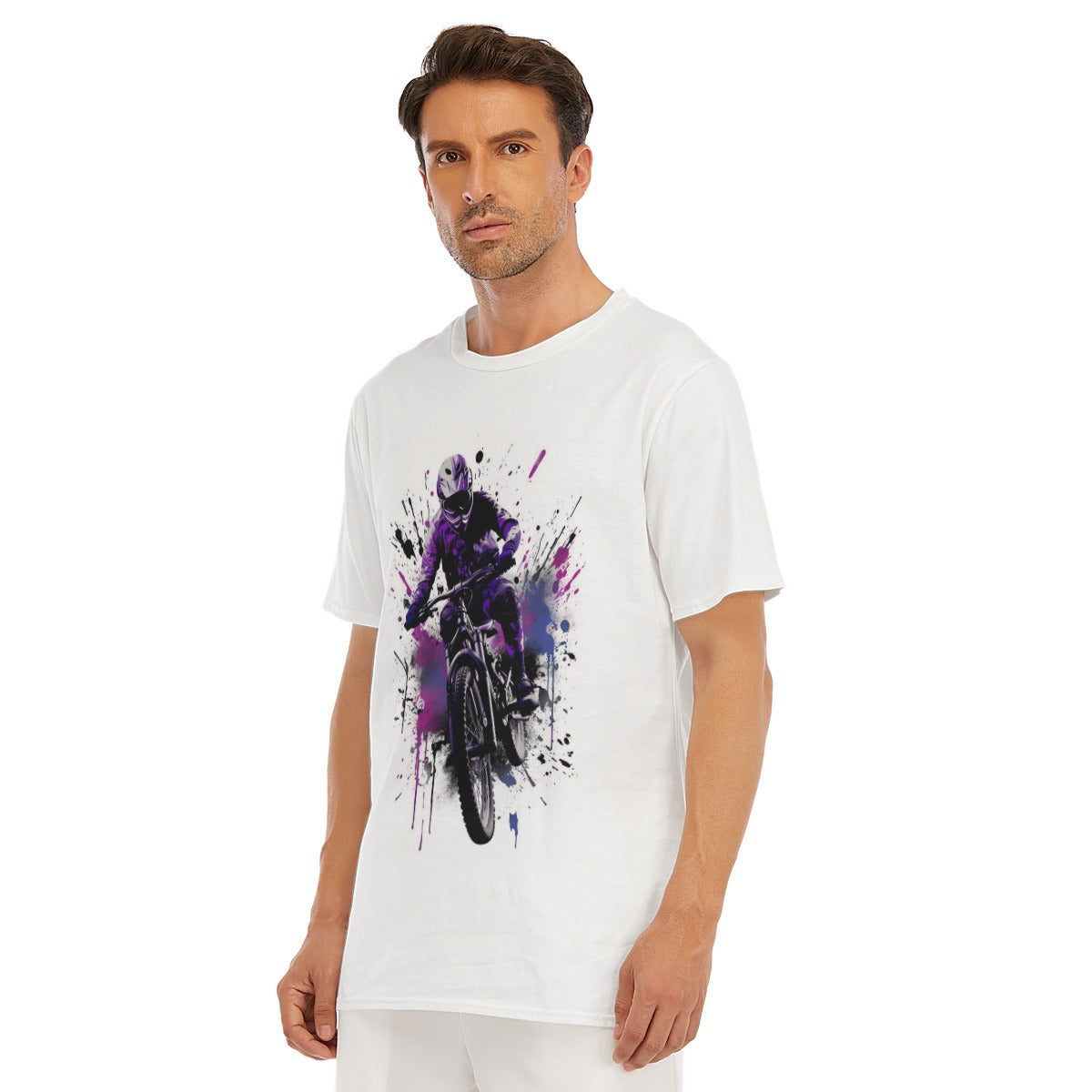 All-Over Print Men's O-Neck T-Shirt | 190GSM Cotton