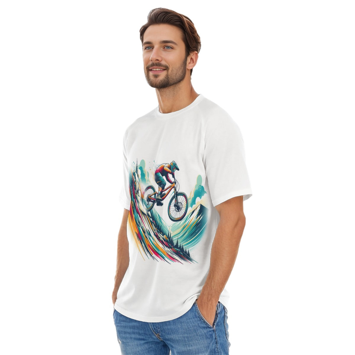 All-Over Print Men's O-neck Short Sleeve T-shirt