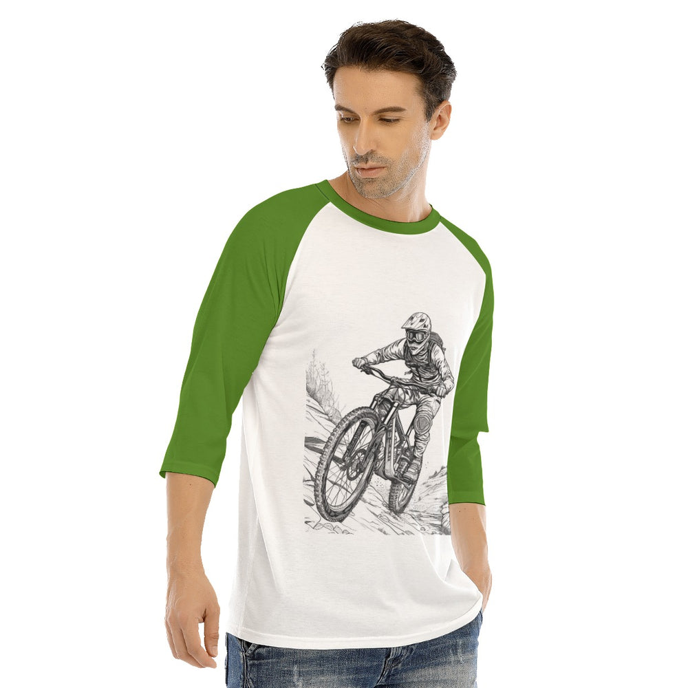 All-Over Print Men's O-neck Raglan Sleeve T-shirt