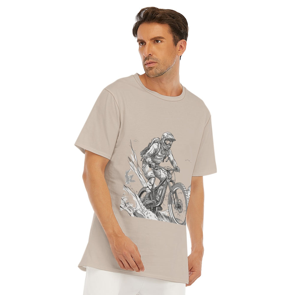 All-Over Print Men's O-Neck T-Shirt | 190GSM Cotton