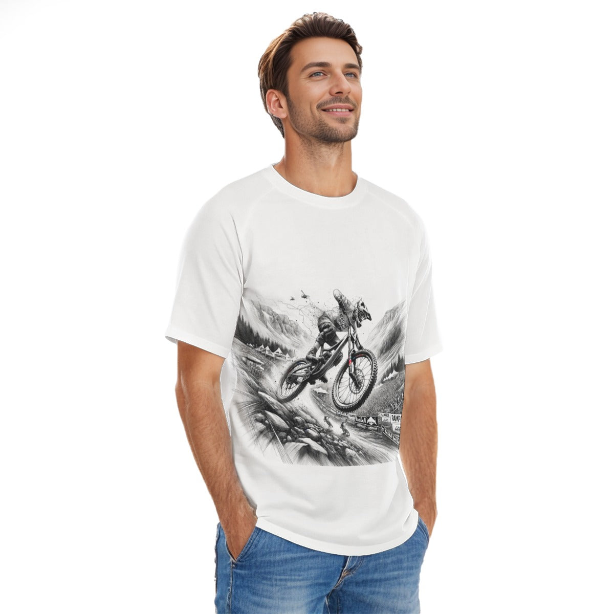 All-Over Print Men's O-neck Short Sleeve T-shirt