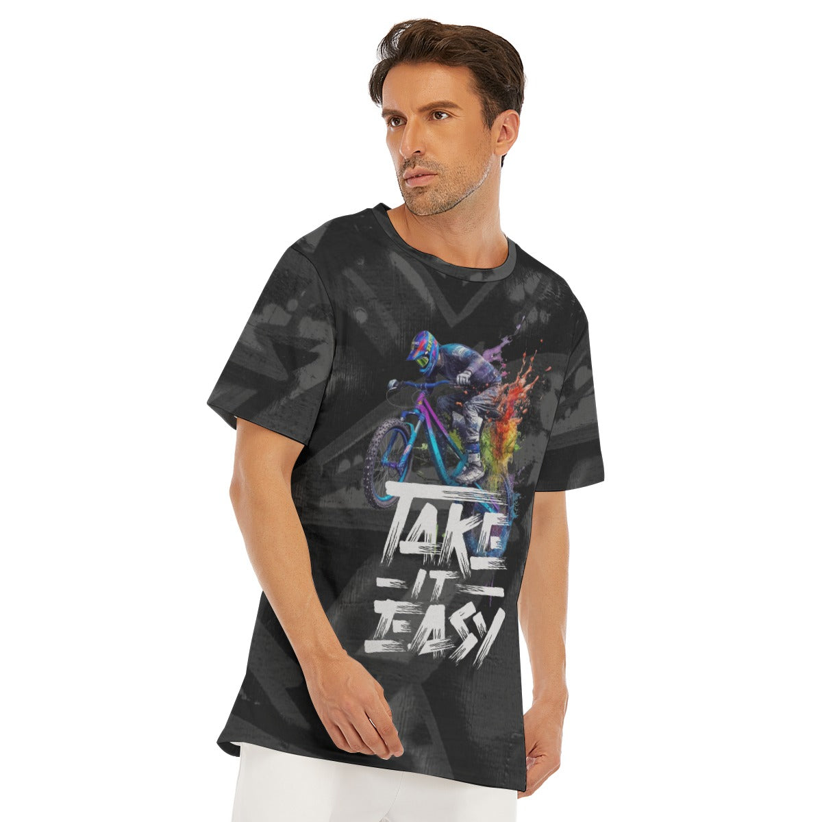 All-Over Print Men's O-Neck T-Shirt | 190GSM Cotton