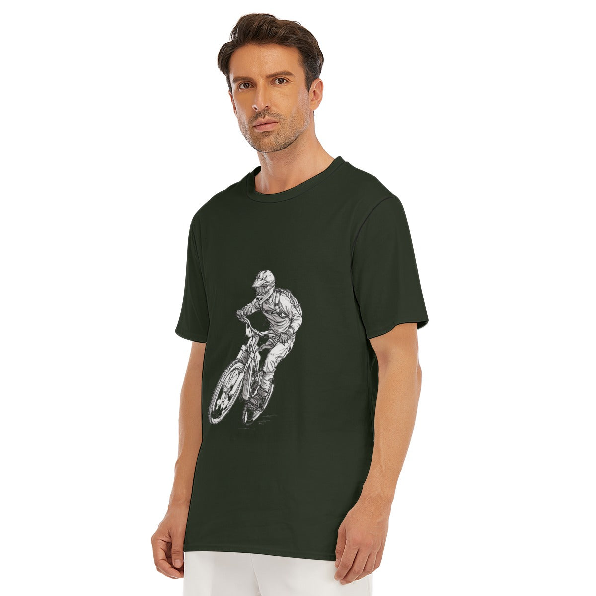 All-Over Print Men's O-Neck T-Shirt | 190GSM Cotton