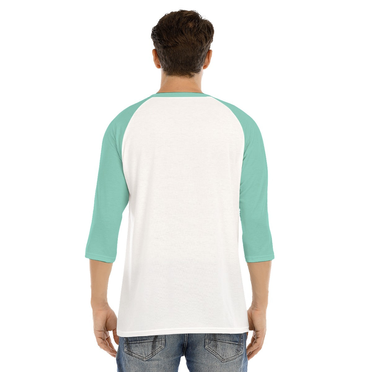 All-Over Print Men's O-neck Raglan Sleeve T-shirt