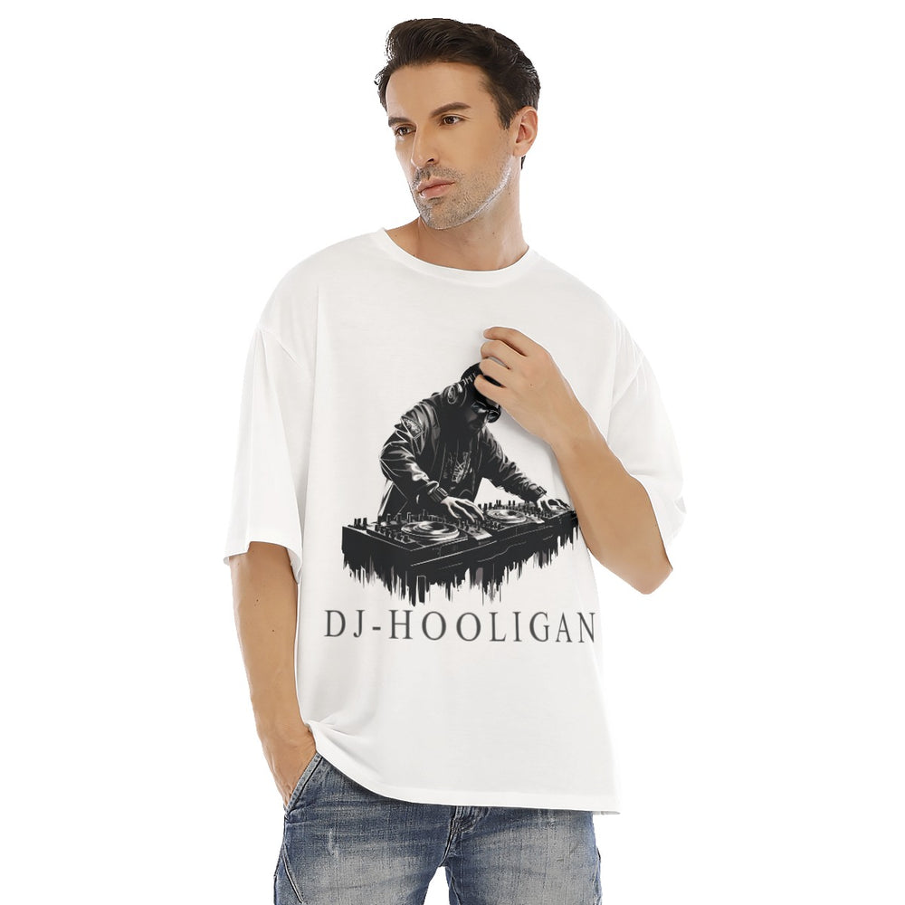 All-Over Print Men's Drop Shoulder T-shirt With Short Sleeve