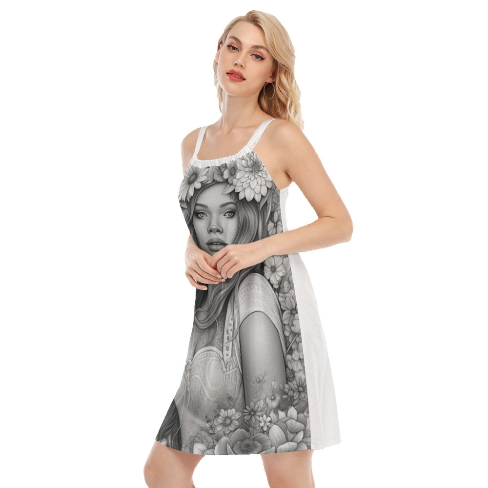 All-Over Print Women's Sleeveless Cami Dress