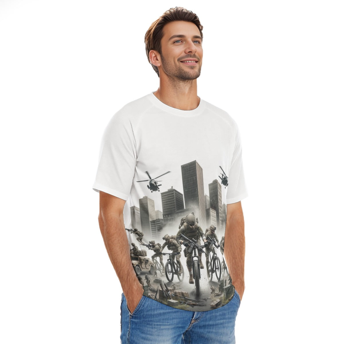 All-Over Print Men's O-neck Short Sleeve T-shirt