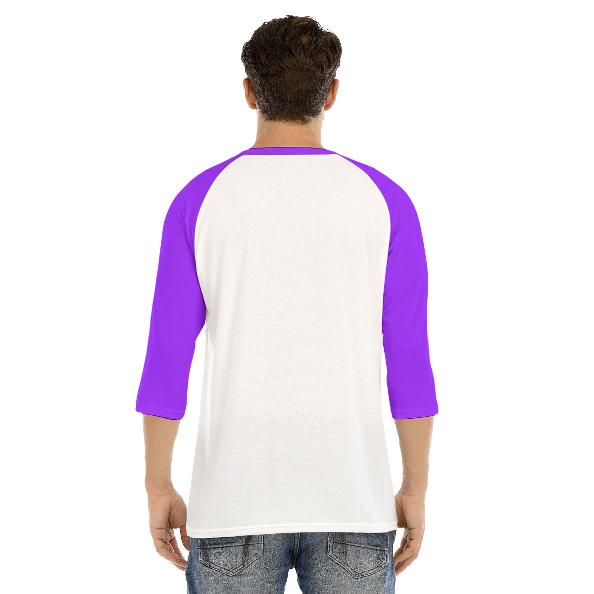 All-Over Print Men's O-neck Raglan Sleeve T-shirt