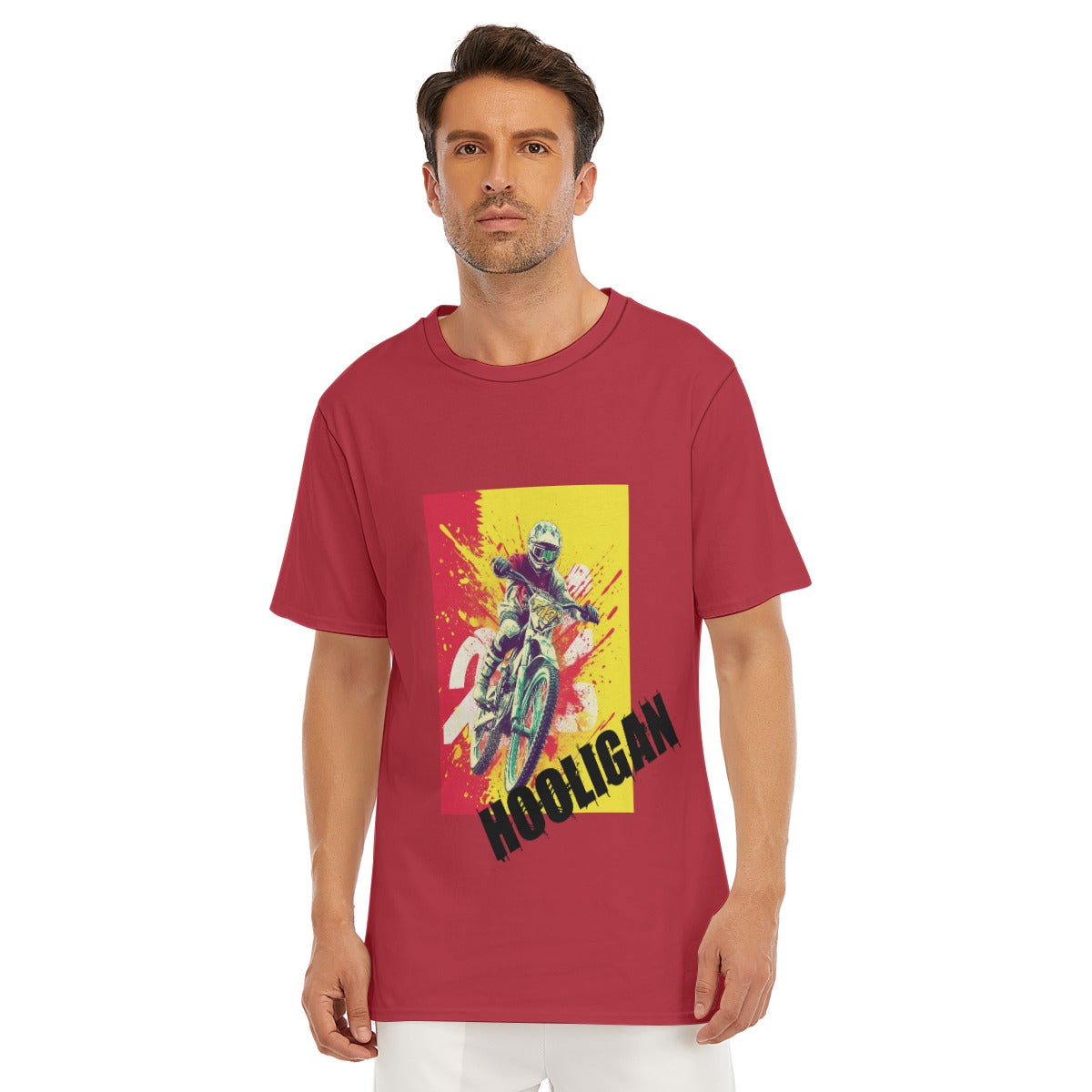 All-Over Print Men's O-Neck T-Shirt | 190GSM Cotton