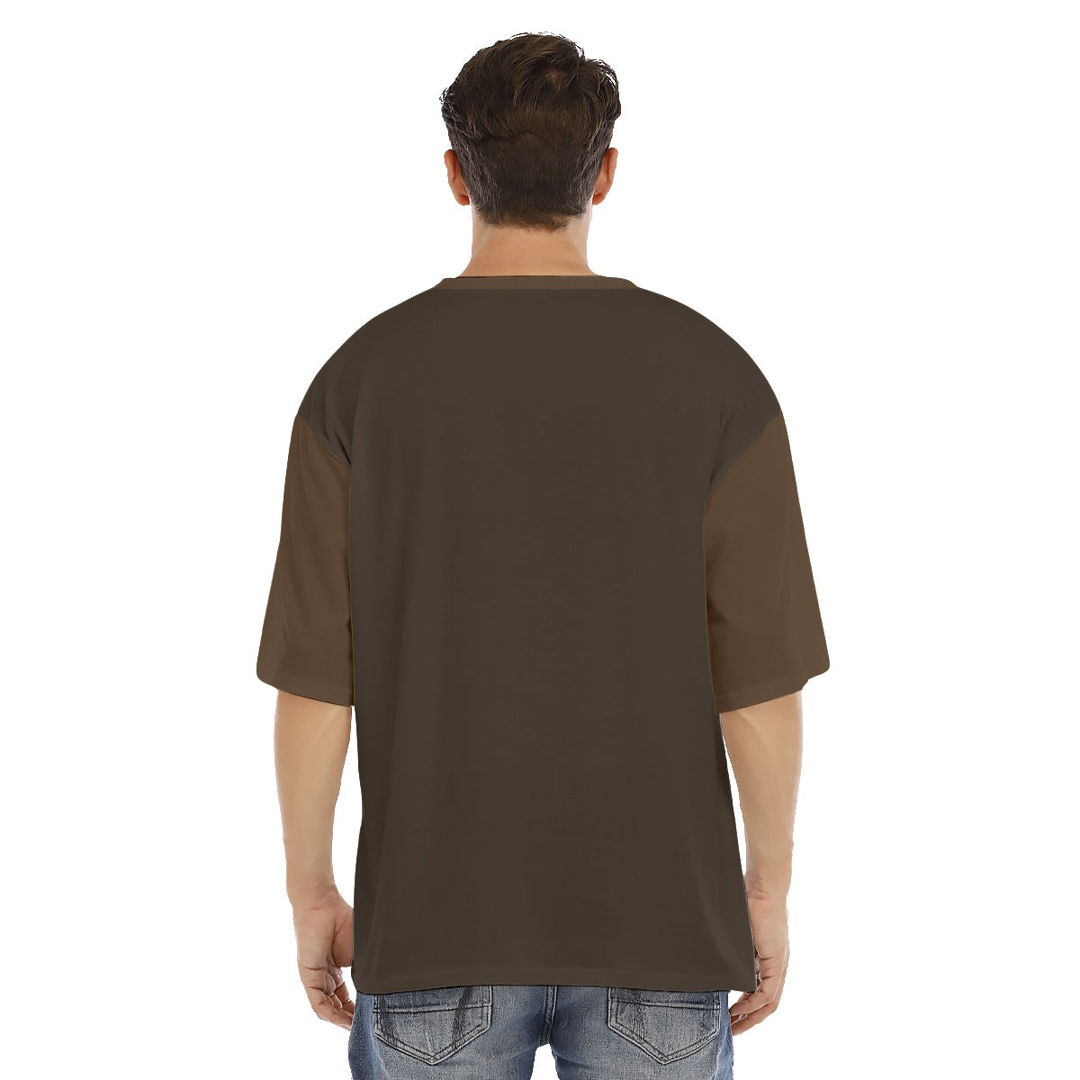 All-Over Print Men's Drop Shoulder T-shirt With Short Sleeve