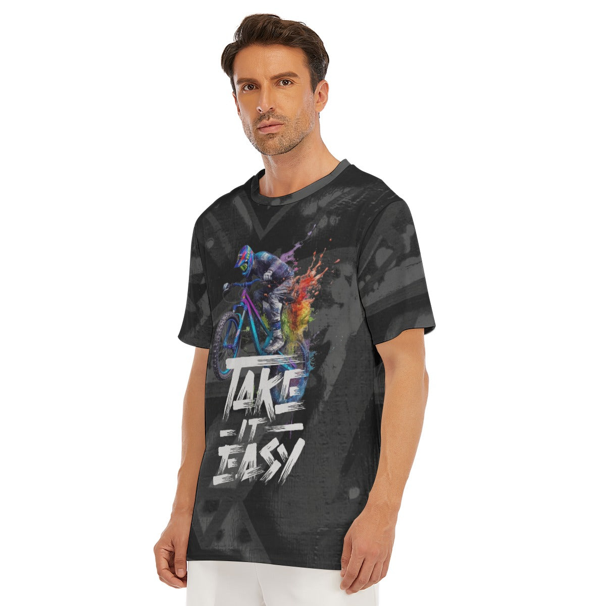 All-Over Print Men's O-Neck T-Shirt | 190GSM Cotton