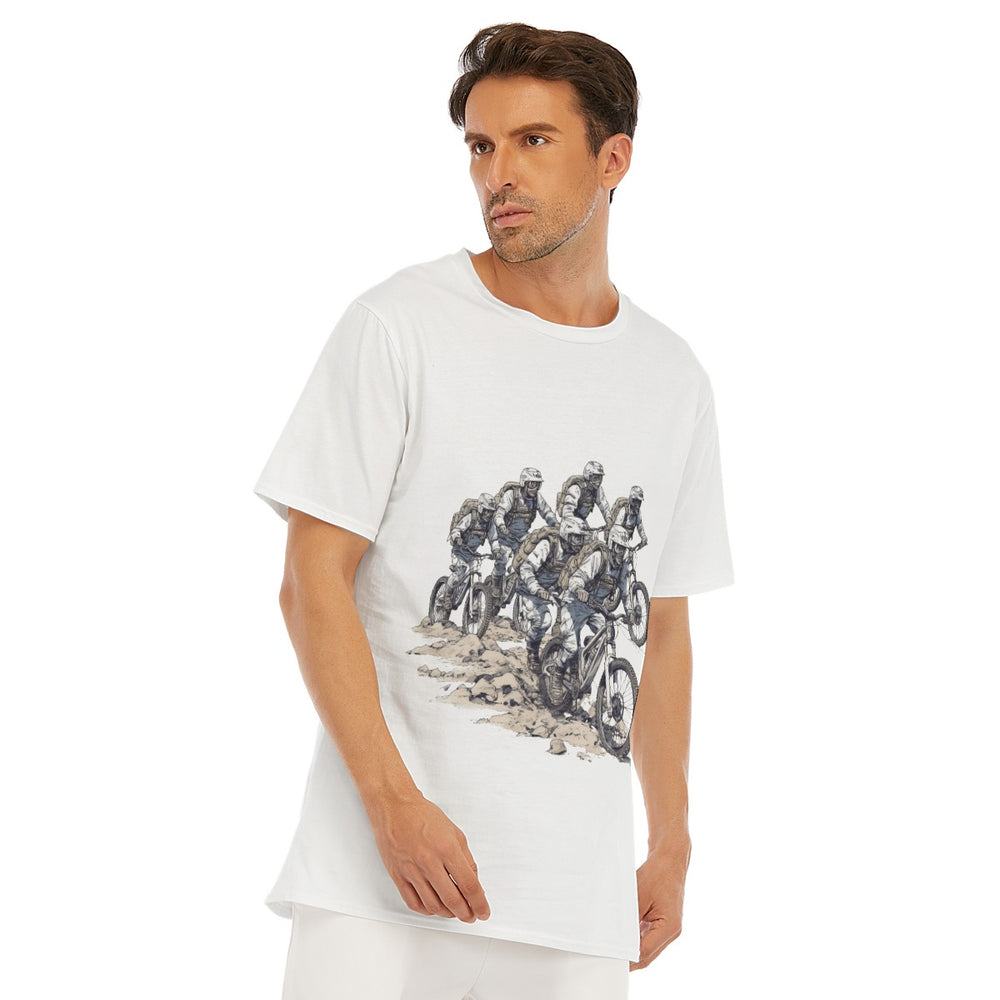 All-Over Print Men's O-Neck T-Shirt | 190GSM Cotton