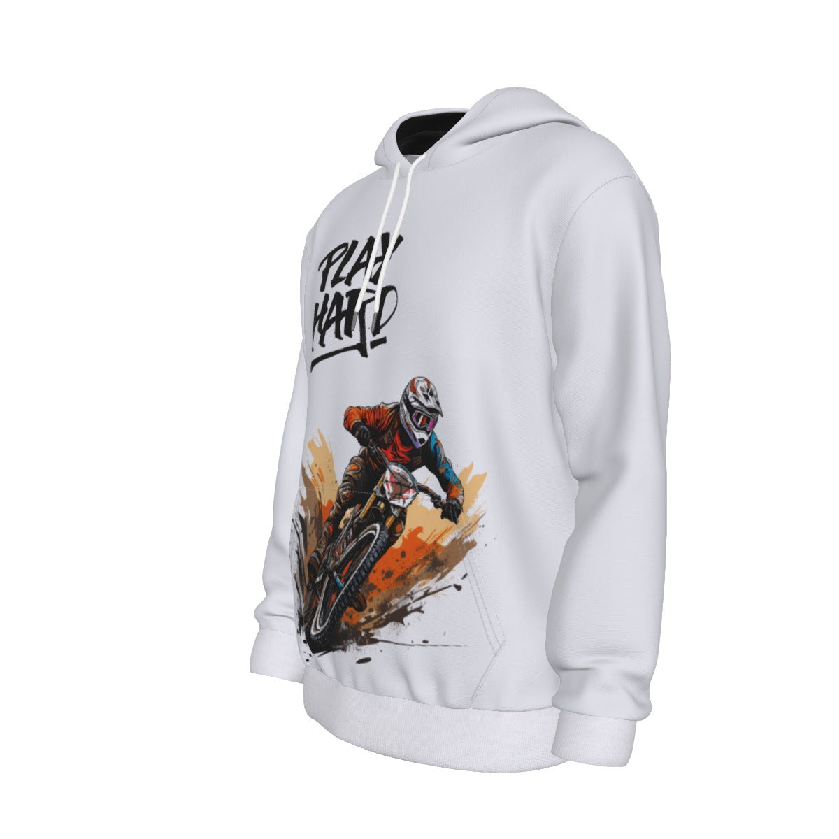 All-Over Print Men's Thicken Pullover Hoodie