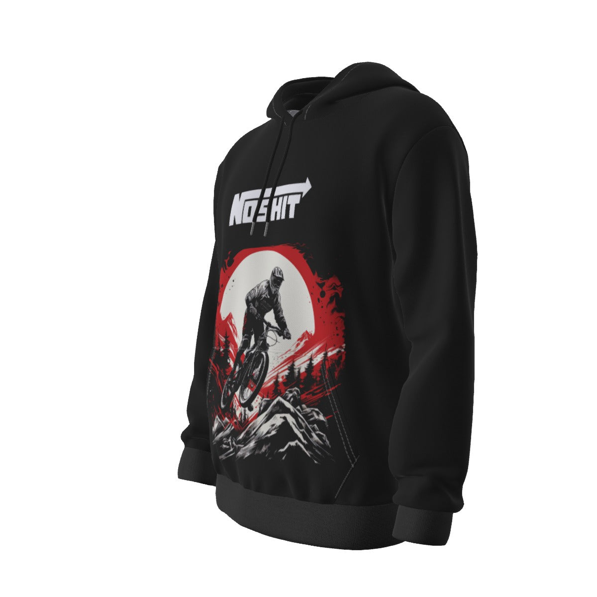 All-Over Print Men's Thicken Pullover Hoodie