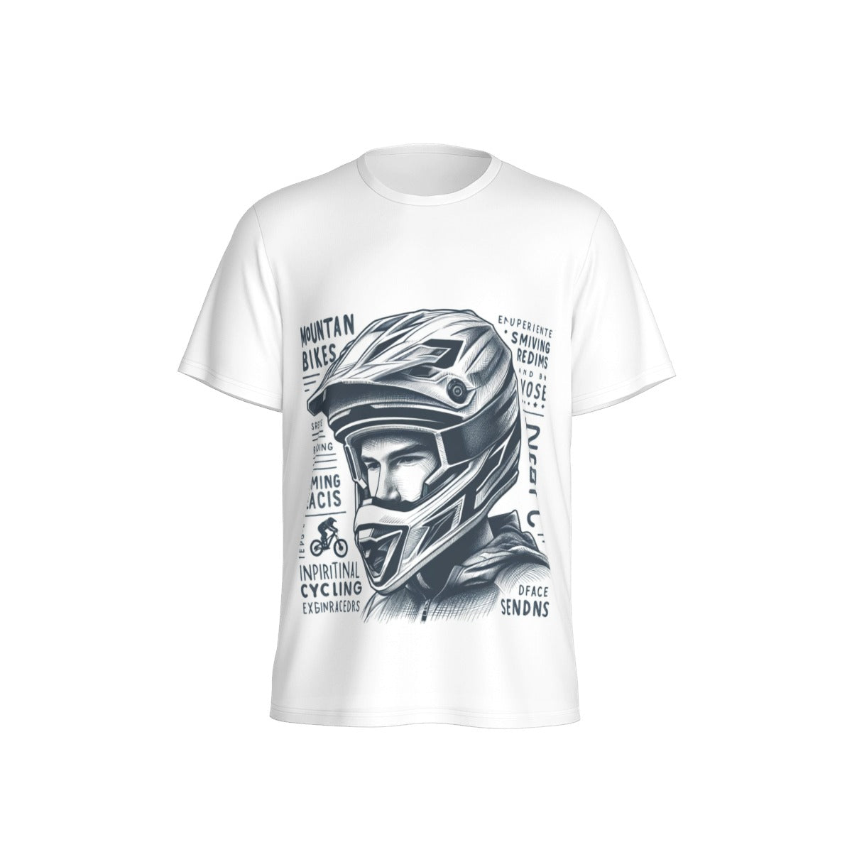 All-Over Print Men's O-Neck Sports T-Shirt