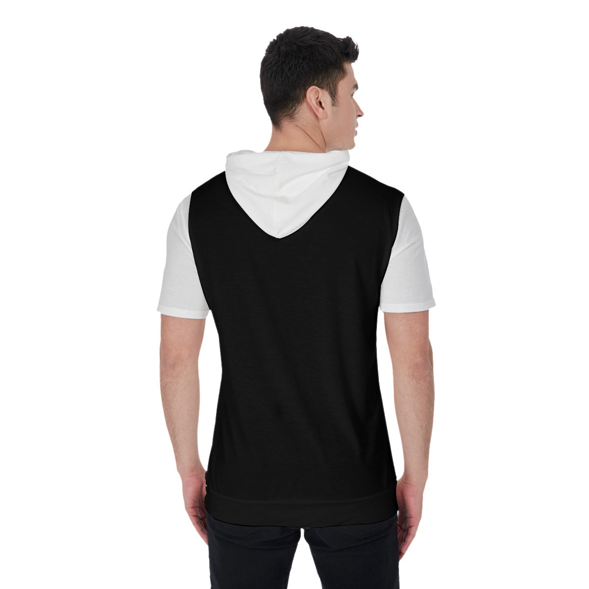 All-Over Print Men's Short Sleeve Hoodie T-Shirt