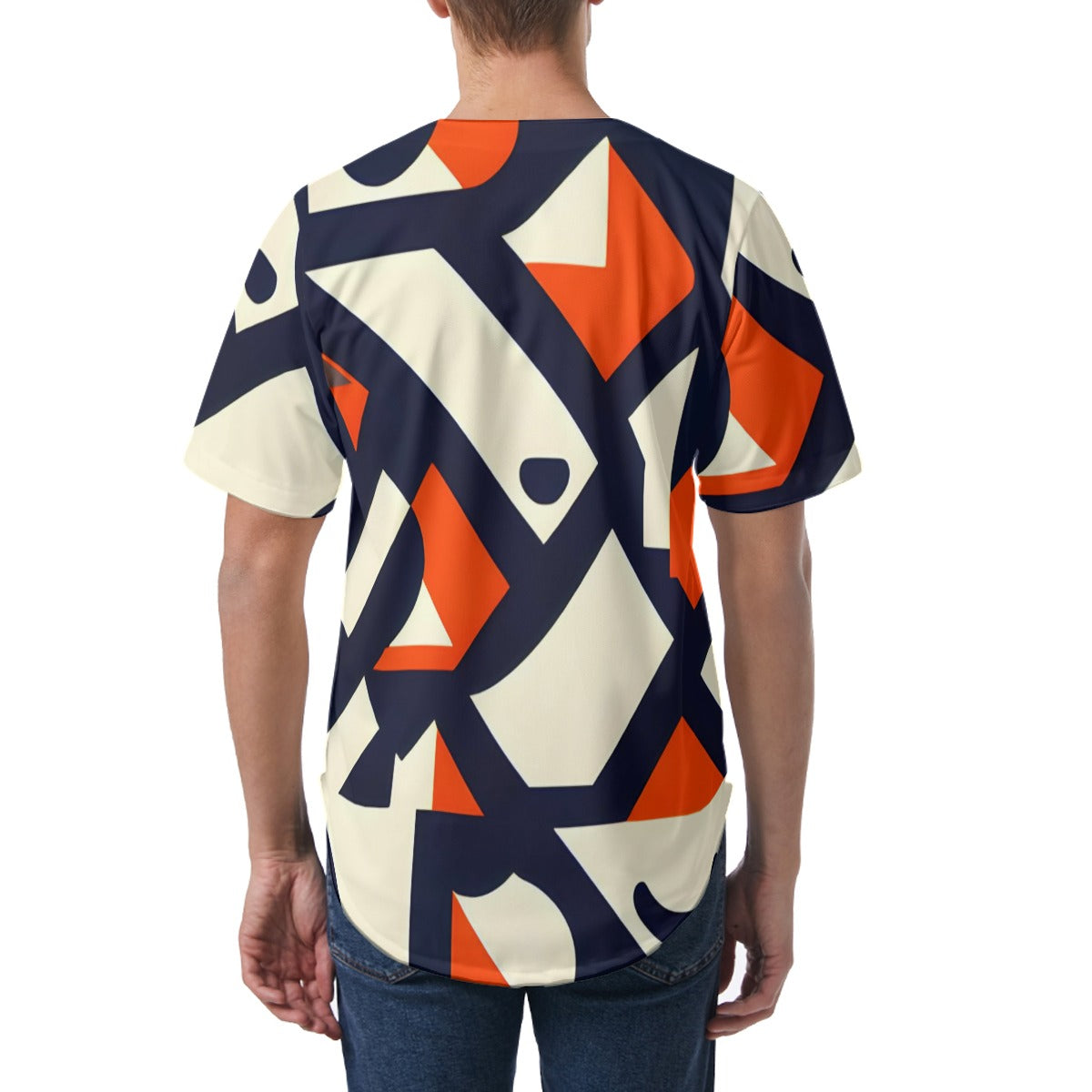 All-Over Print Men's Short Sleeve Baseball Jersey|KPO18