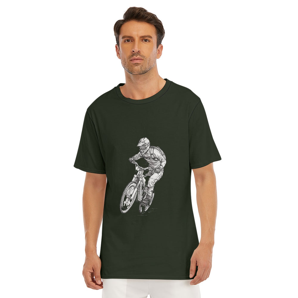 All-Over Print Men's O-Neck T-Shirt | 190GSM Cotton