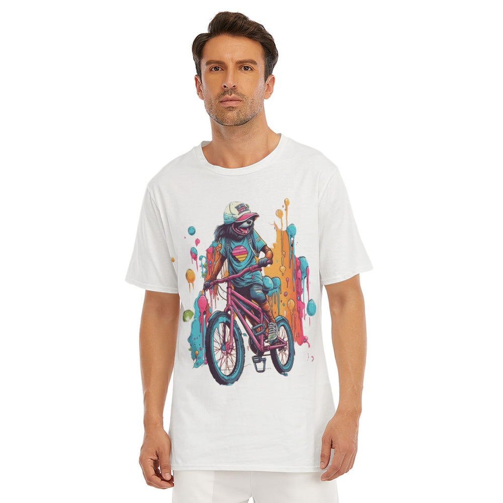 All-Over Print Men's O-Neck T-Shirt | 190GSM Cotton