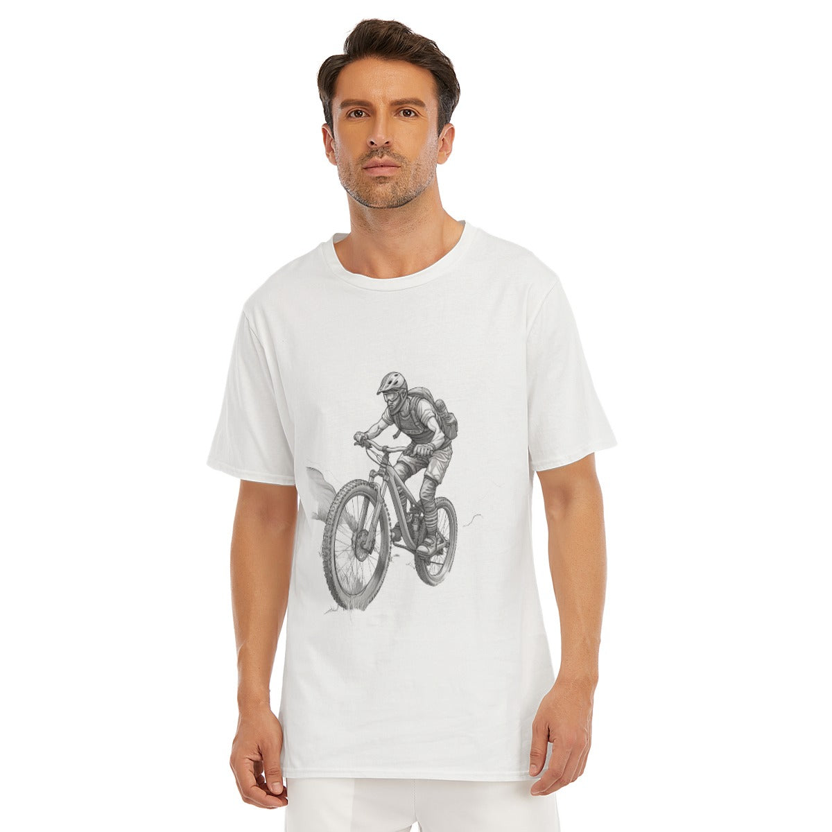 All-Over Print Men's O-Neck T-Shirt | 190GSM Cotton